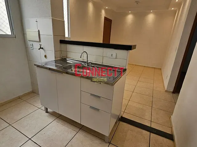 Apartamento 2 quartos e 1 banheiro, à venda, no bairro Jardim Silvio Passalacqua em Ribeirão Preto