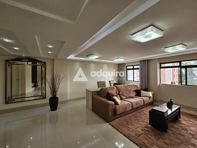 Apartamento com 256m² 3 quartos e 4 banheiros, à venda, no bairro Centro em Ponta Grossa