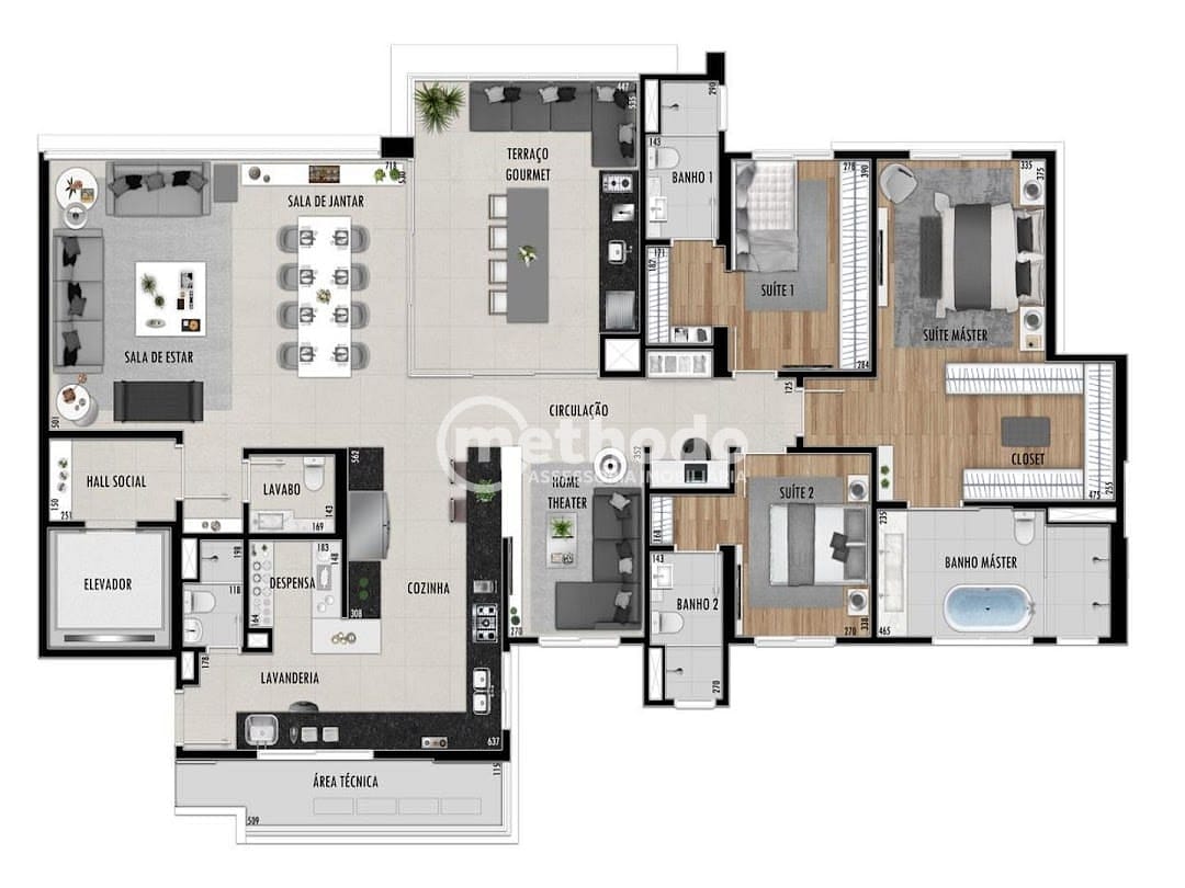 Apartamento, 3 quartos, 219 m² - Foto 41