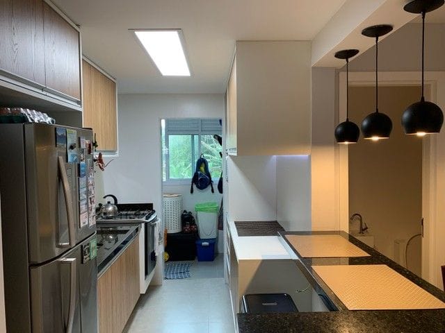 Apartamento com 42m² 1 quarto e 2 banheiros, à venda, no bairro Marapé em Santos