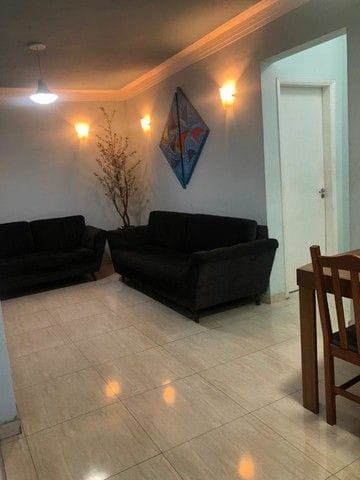 Apartamento com 70m² 2 quartos e 1 banheiro, à venda, no bairro Parque São Vicente em São Vicente