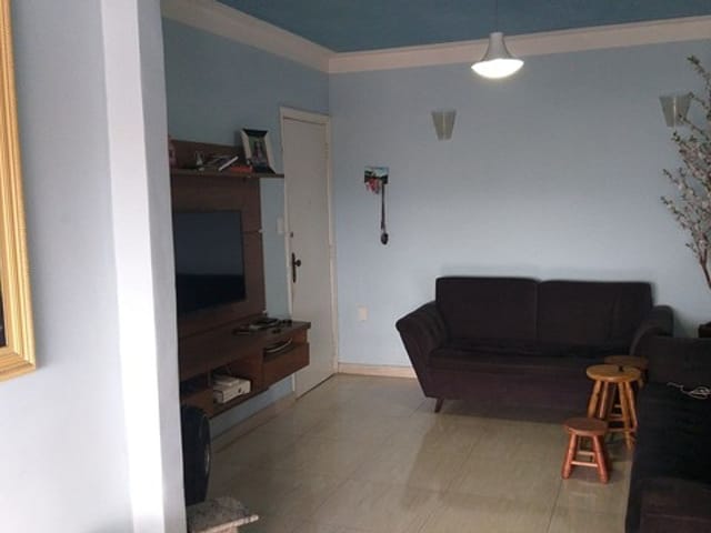 Apartamento com 70m² 2 quartos e 1 banheiro, à venda, no bairro Parque São Vicente em São Vicente