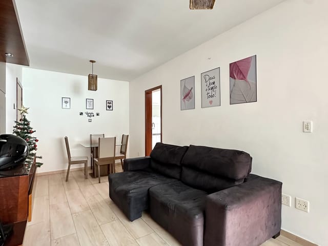 Foto do Apartamento - Apartamento mobiliado para locação com 2 quartos, armários planejados e uma vaga, Santa Branca, Belo Horizonte, MG | Deltalar Imóveis