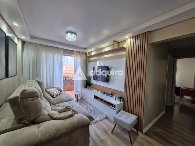 Apartamento 2 quartos e 1 banheiro, à venda, no bairro Centro em Ponta Grossa
