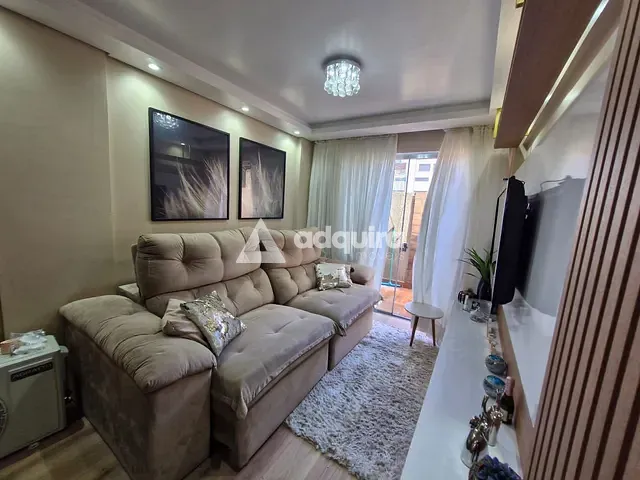Apartamento 2 quartos e 1 banheiro, à venda, no bairro Centro em Ponta Grossa