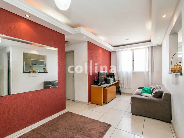 Apartamento com 62m² 2 quartos e 1 banheiro, à venda, no bairro Vila Silva Ribeiro em Carapicuíba