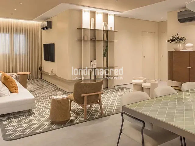 Apartamento 3 quartos e 3 banheiros, à venda, no bairro Gleba Fazenda Palhano em Londrina