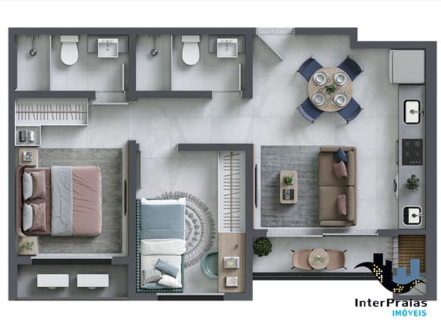 Apartamento com 79m², à venda, no bairro São Judas em Itajaí