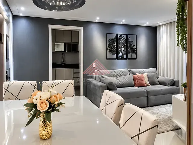 Apartamento 2 quartos e 1 banheiro, à venda, no bairro Vila Falchi em Mauá