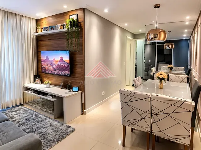 Apartamento 2 quartos e 1 banheiro, à venda, no bairro Vila Falchi em Mauá
