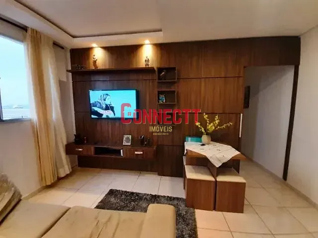 Apartamento 2 quartos e 1 banheiro, à venda, no bairro Reserva Sul Condomínio Resort em Ribeirão Preto