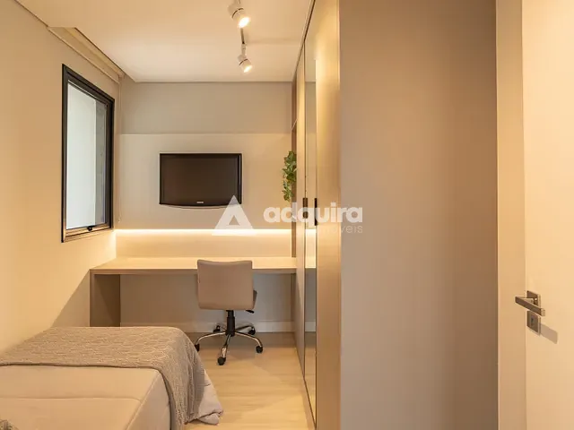 Apartamento com 91m² 3 quartos e 2 banheiros, à venda, no bairro Uvaranas em Ponta Grossa