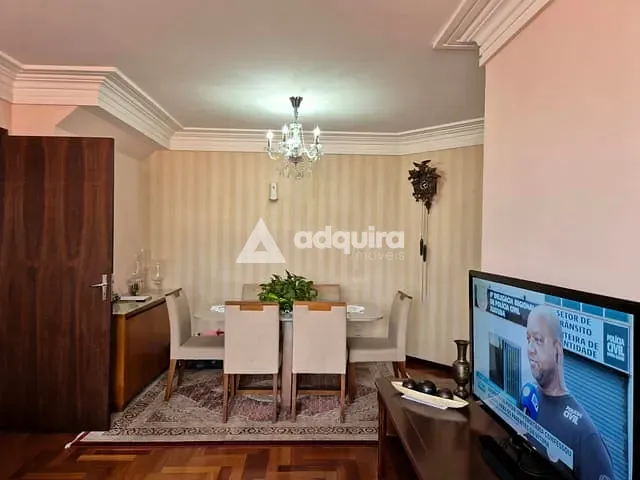 Apartamento com 132m² 3 quartos e 3 banheiros, à venda, no bairro Centro em Ponta Grossa