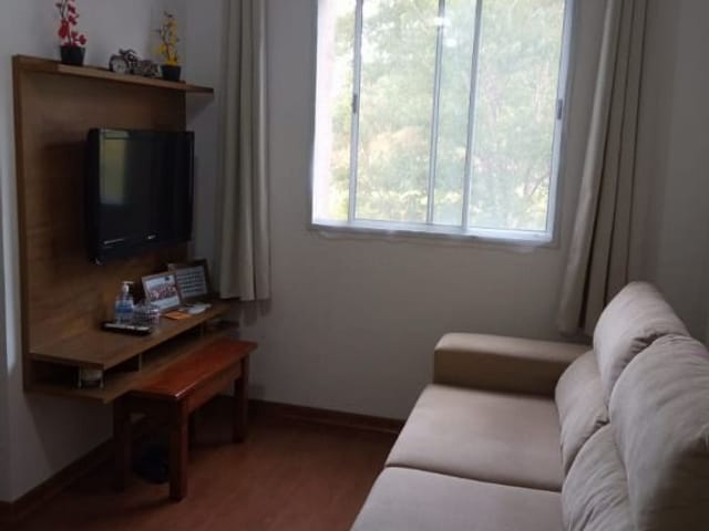 Apartamento com 45m² 2 quartos e 1 banheiro, à venda, no bairro Jardim Petrópolis em Cotia