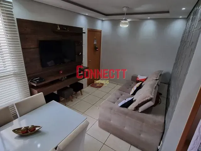 Apartamento 2 quartos e 1 banheiro, à venda, no bairro Residencial Jequitibá em Ribeirão Preto