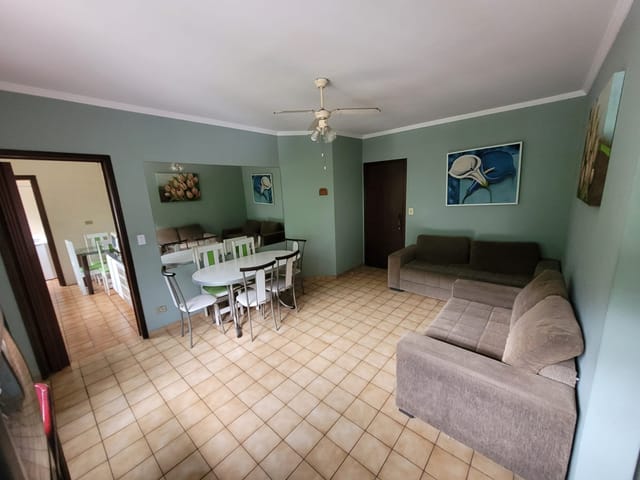 Apartamento com 55m² 1 quarto e 1 banheiro, à venda, no bairro Itararé em São Vicente