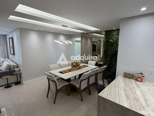 Apartamento 2 quartos e 4 banheiros, à venda, no bairro Oficinas em Ponta Grossa