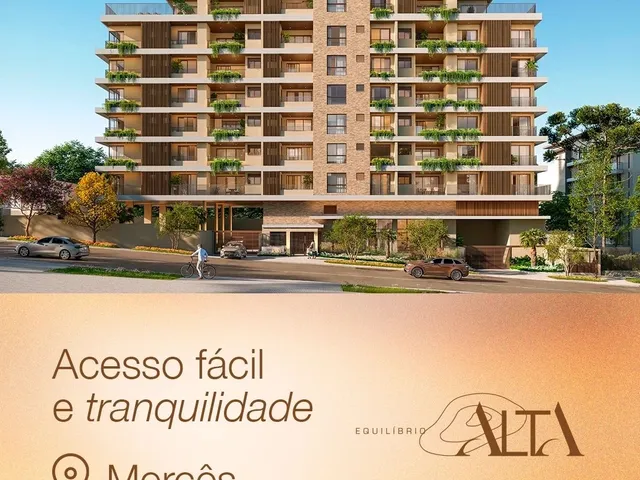 Apartamento 3 quartos e 4 banheiros, à venda, no bairro Mercês em Curitiba