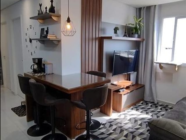 Apartamento com 40m² 2 quartos e 1 banheiro, à venda, no bairro Sítio da Figueira em São Paulo