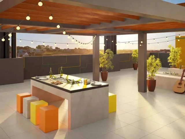 Apartamento 3 quartos e 1 banheiro, à venda, no bairro Cidade Industrial em Curitiba