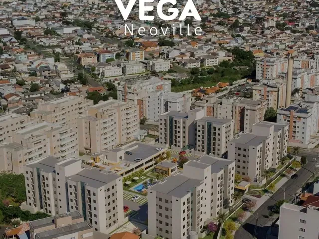 Apartamento 2 quartos e 1 banheiro, à venda, no bairro Cidade Industrial em Curitiba