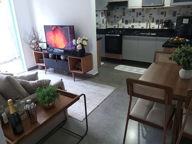 Apartamento com 62m² 2 quartos e 1 banheiro, à venda, no bairro Jardim Barro Branco em Cotia