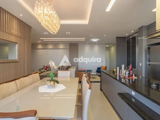 Apartamento com 261m² 3 quartos e 4 banheiros, à venda, no bairro Jardim Carvalho em Ponta Grossa