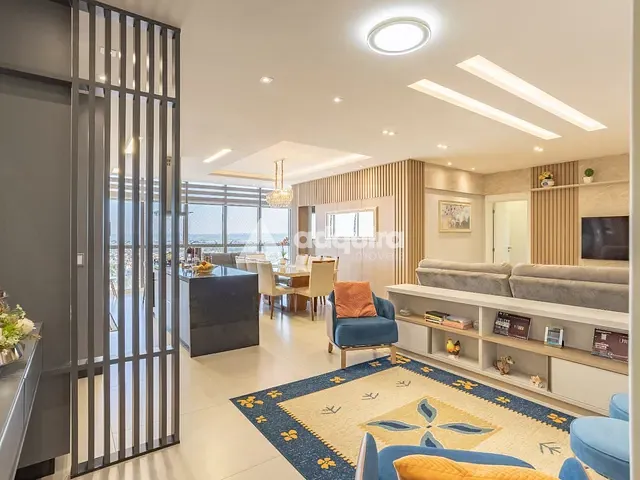 Apartamento com 261m² 3 quartos e 4 banheiros, à venda, no bairro Jardim Carvalho em Ponta Grossa