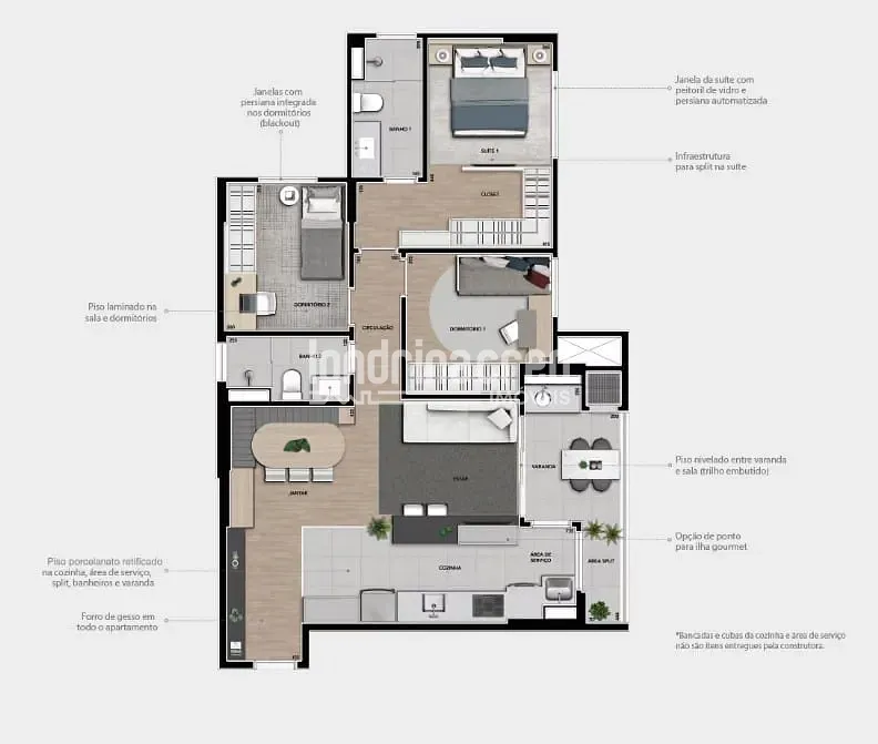 Apartamento, 3 quartos, 92 m² - Foto 12