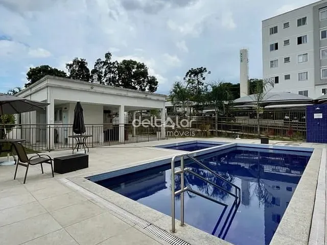 Apartamento com 45m² 2 quartos e 1 banheiro, à venda, no bairro Chácaras DelRey (São Benedito) em Santa Luzia