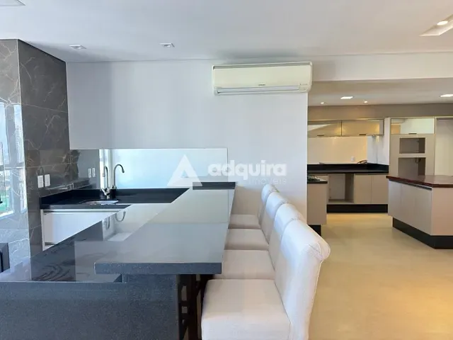Apartamento com 225m² 3 quartos e 4 banheiros, para alugar, no bairro Centro em Ponta Grossa
