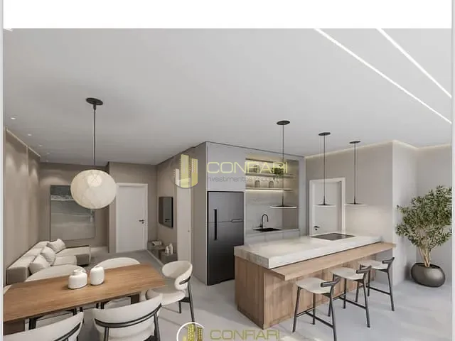 Apartamento com 135m² 3 quartos e 4 banheiros, à venda, no bairro Perequê em Porto Belo