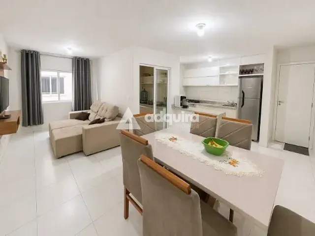 Apartamento 3 quartos e 2 banheiros, à venda, no bairro Oficinas em Ponta Grossa