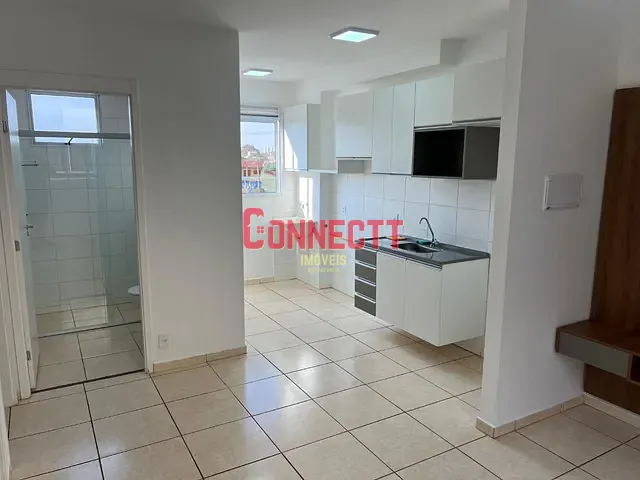 Apartamento com 43m² 2 quartos e 1 banheiro, à venda, no bairro Residencial Parque dos Servidores em Ribeirão Preto