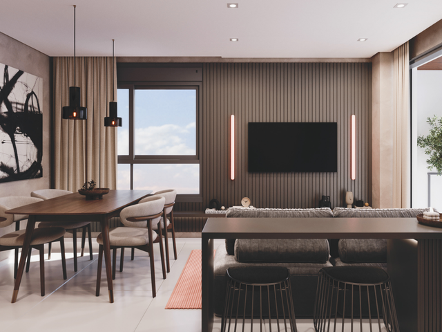 Apartamento com 55m² 1 quarto e 1 banheiro, à venda, no bairro São Gonçalo em Pelotas