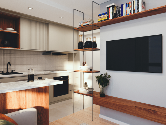 Apartamento com 55m² 1 quarto e 1 banheiro, à venda, no bairro São Gonçalo em Pelotas