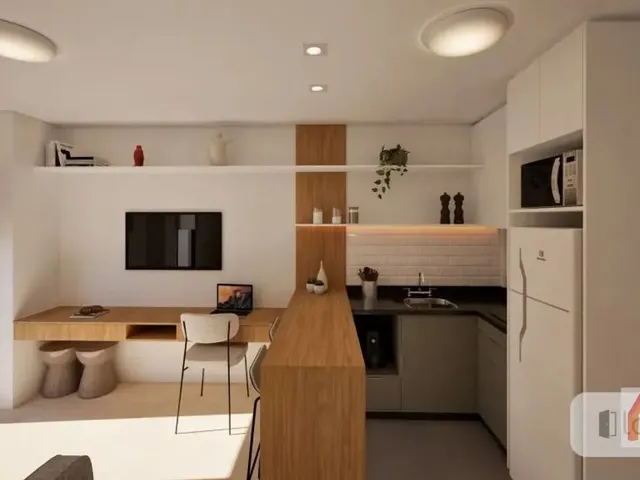 Apartamento 1 quarto e 1 banheiro, à venda, no bairro Portão em Curitiba