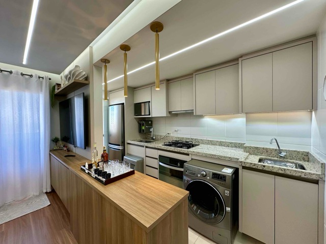 Apartamento 3 quartos e 2 banheiros, à venda, no bairro Jardim Shangri-la A em Londrina
