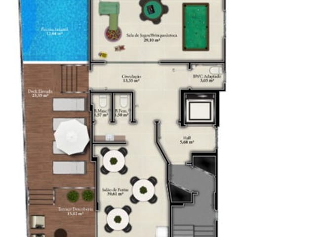 Apartamento com 220m², à venda, no bairro Balneário Pereque em Porto Belo