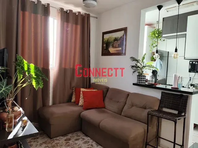 Apartamento 2 quartos e 1 banheiro, à venda, no bairro Residencial Jequitibá em Ribeirão Preto