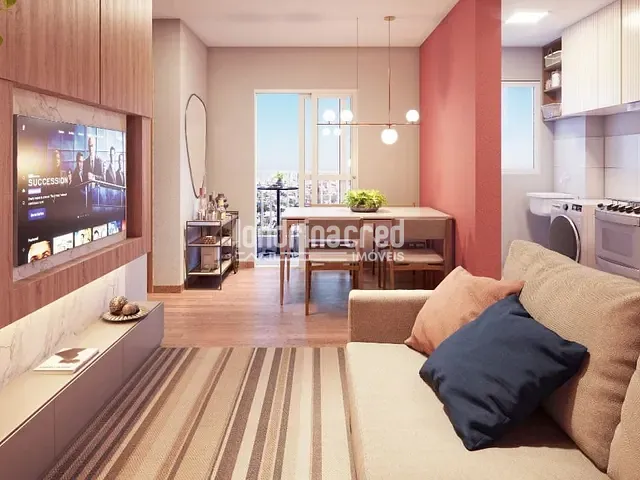 Apartamento 2 quartos e 2 banheiros, à venda, no bairro Granvi - Vitta em Londrina