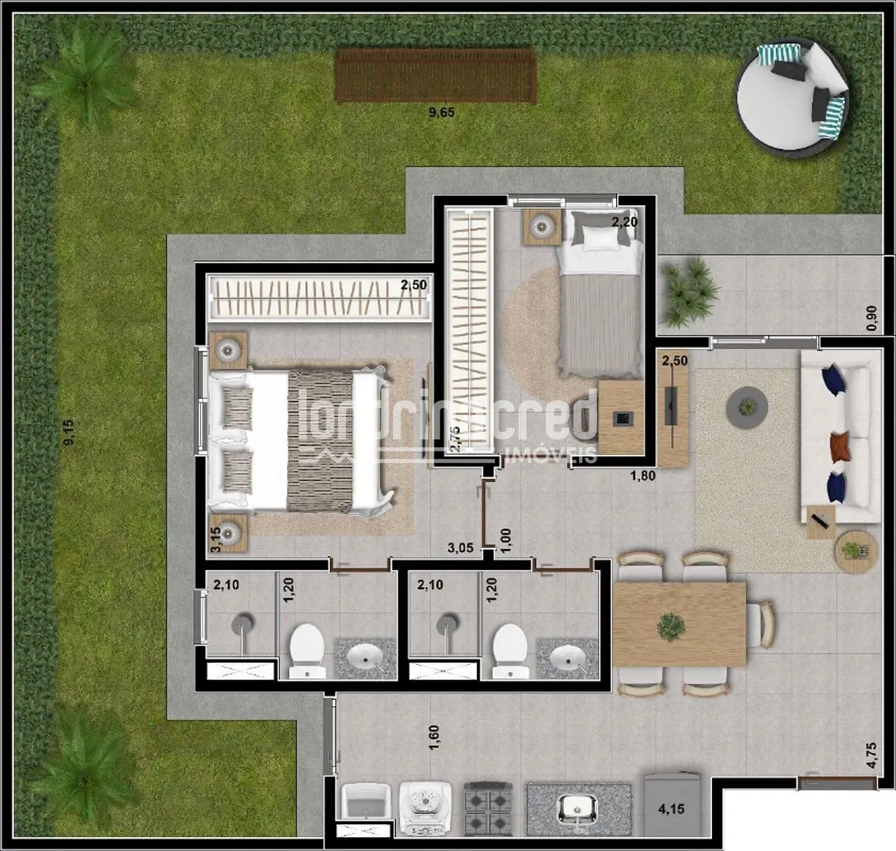 Apartamento, 2 quartos, 48 m² - Foto 29