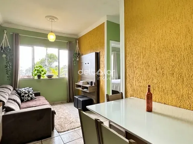 Apartamento com 55m² 2 quartos e 1 banheiro, à venda, no bairro Planalto em Belo Horizonte