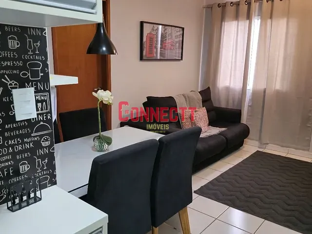 Apartamento com 42m² 2 quartos e 1 banheiro, à venda, no bairro Jardim Florestan Fernandes em Ribeirão Preto