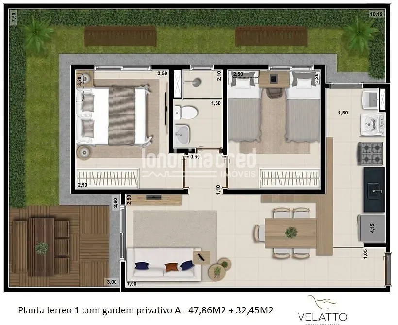 Apartamento, 2 quartos, 48 m² - Foto 24