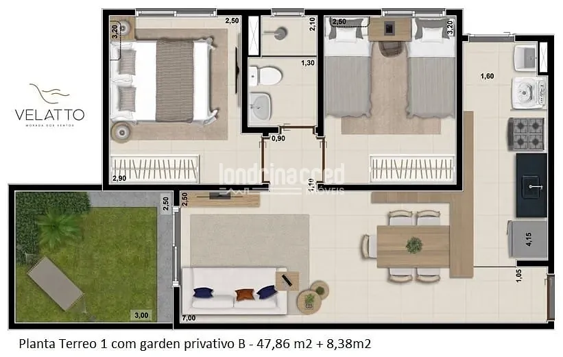 Apartamento, 2 quartos, 48 m² - Foto 25