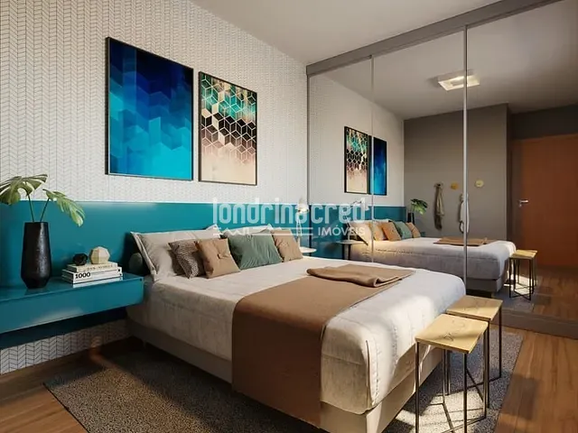 Apartamento 2 quartos e 1 banheiro, à venda, no bairro Velatto Morada dos Ventos em Londrina