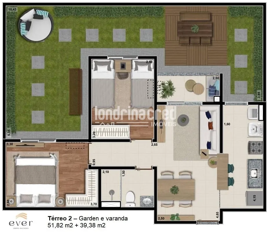 Apartamento, 2 quartos, 55 m² - Foto 25