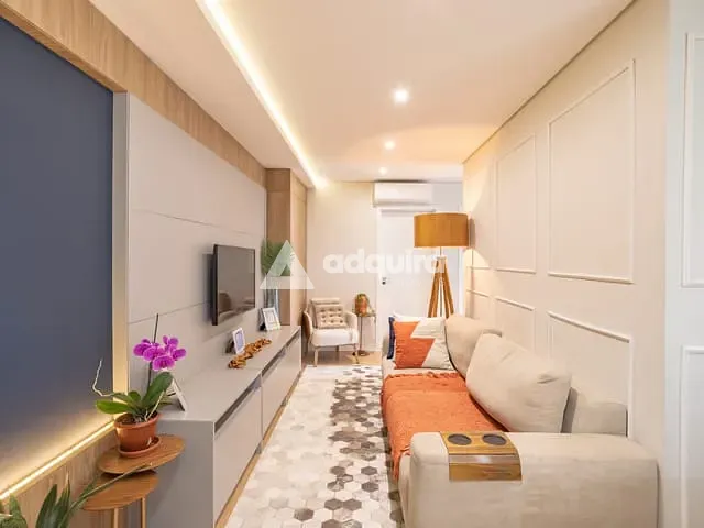 Apartamento com 136m² 3 quartos e 2 banheiros, à venda, no bairro Centro em Ponta Grossa