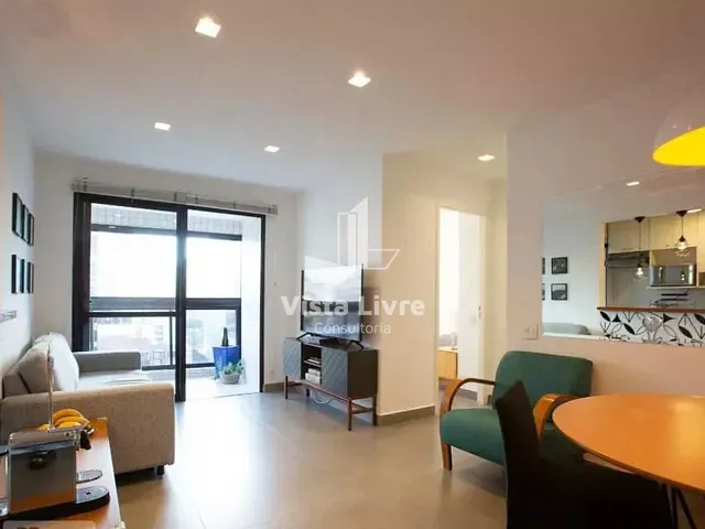 Apartamento com 60m² 2 quartos e 1 banheiro, à venda, no bairro Vila Nova Conceição em São Paulo